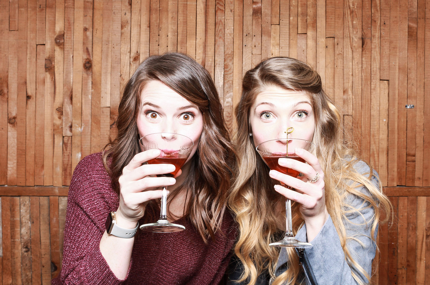 Drink props photo booth