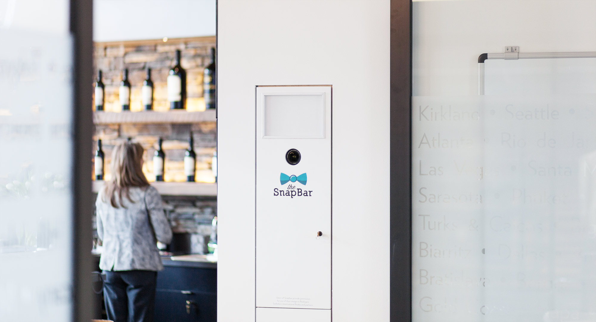 Sotheby's Custom Photo Booth Installation