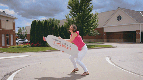 Sign Spinning street marketing