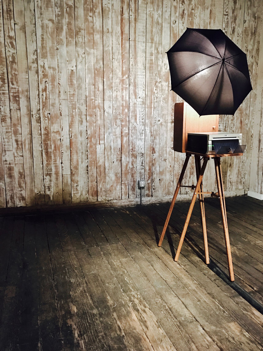 Vintage photo booth