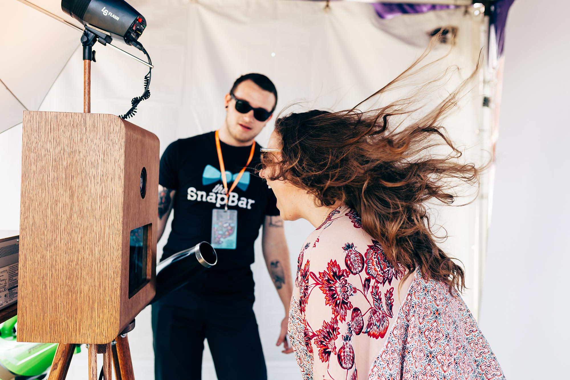 Leaf Blower photo booth
