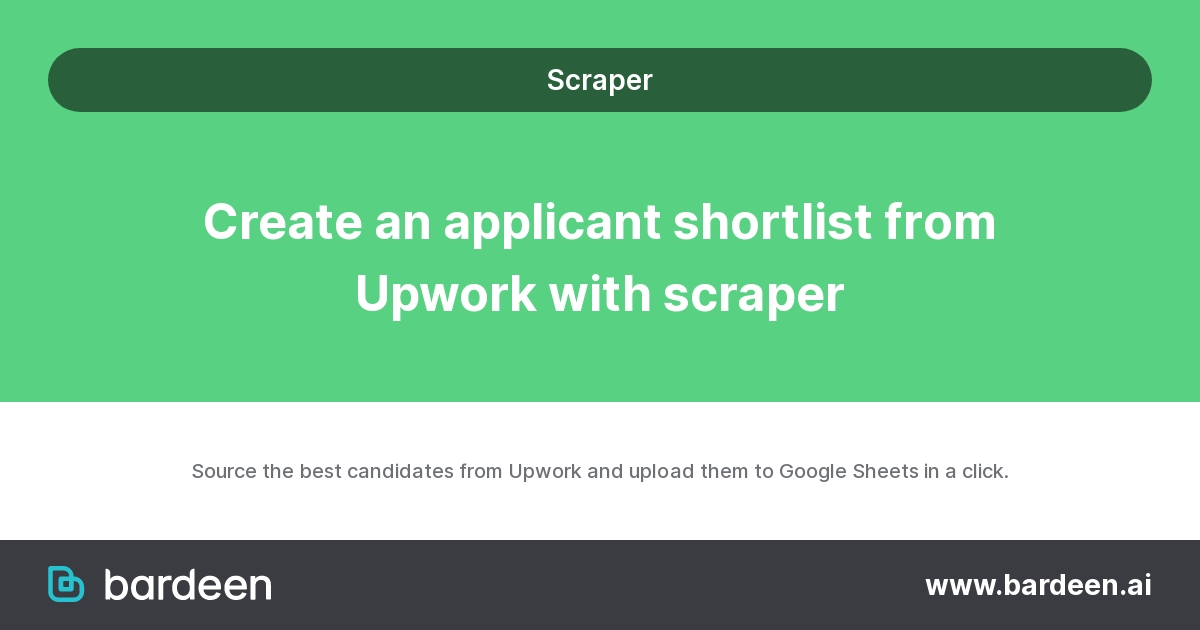 How to scrape Upwork profiles