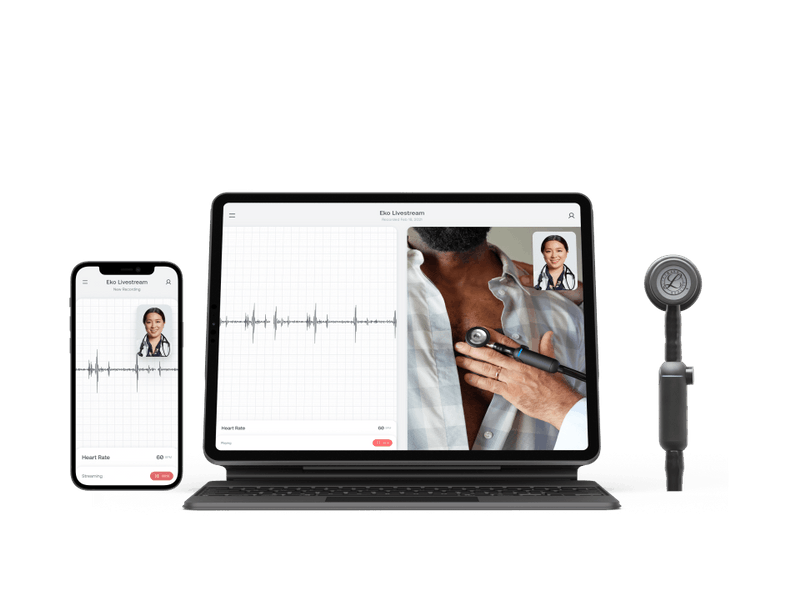 Eko CORE Digital Attachment Stethoscope Amplifier Eko