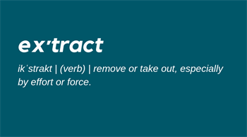 Definition of extract