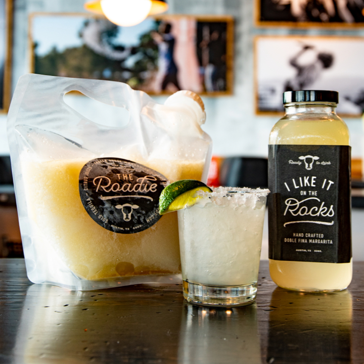 Frozen and house margaritas to-go.
