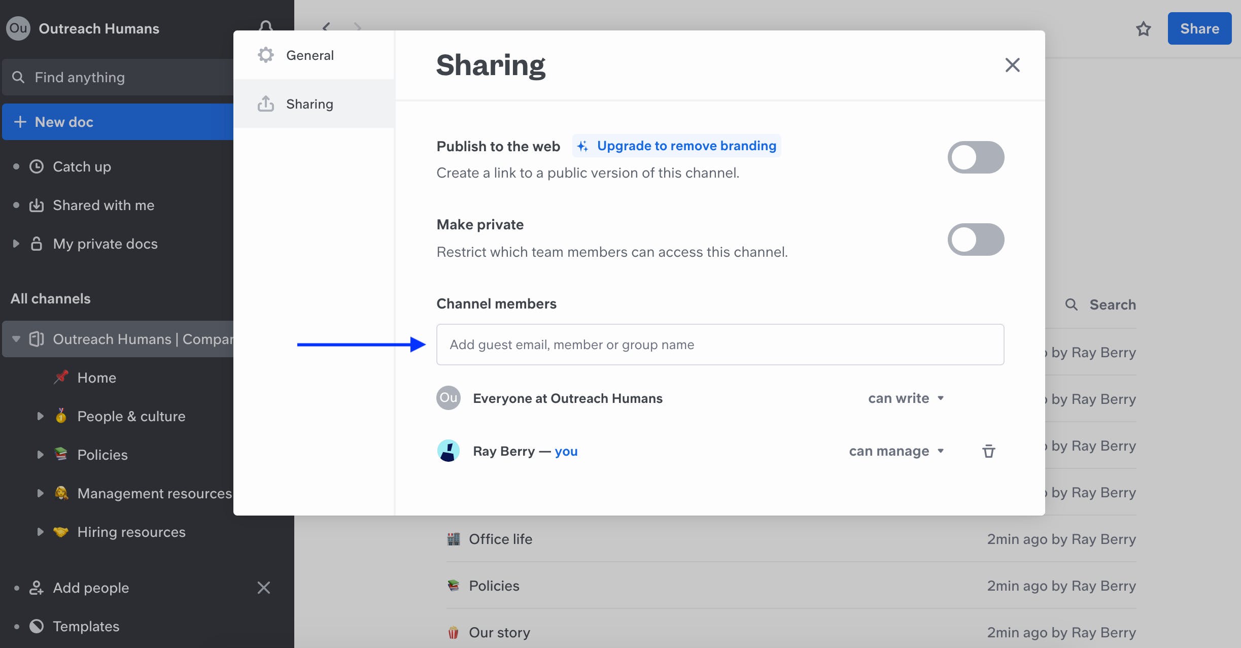 create a wiki step 4