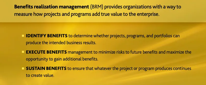 An explainer of what benefits realization mangement is