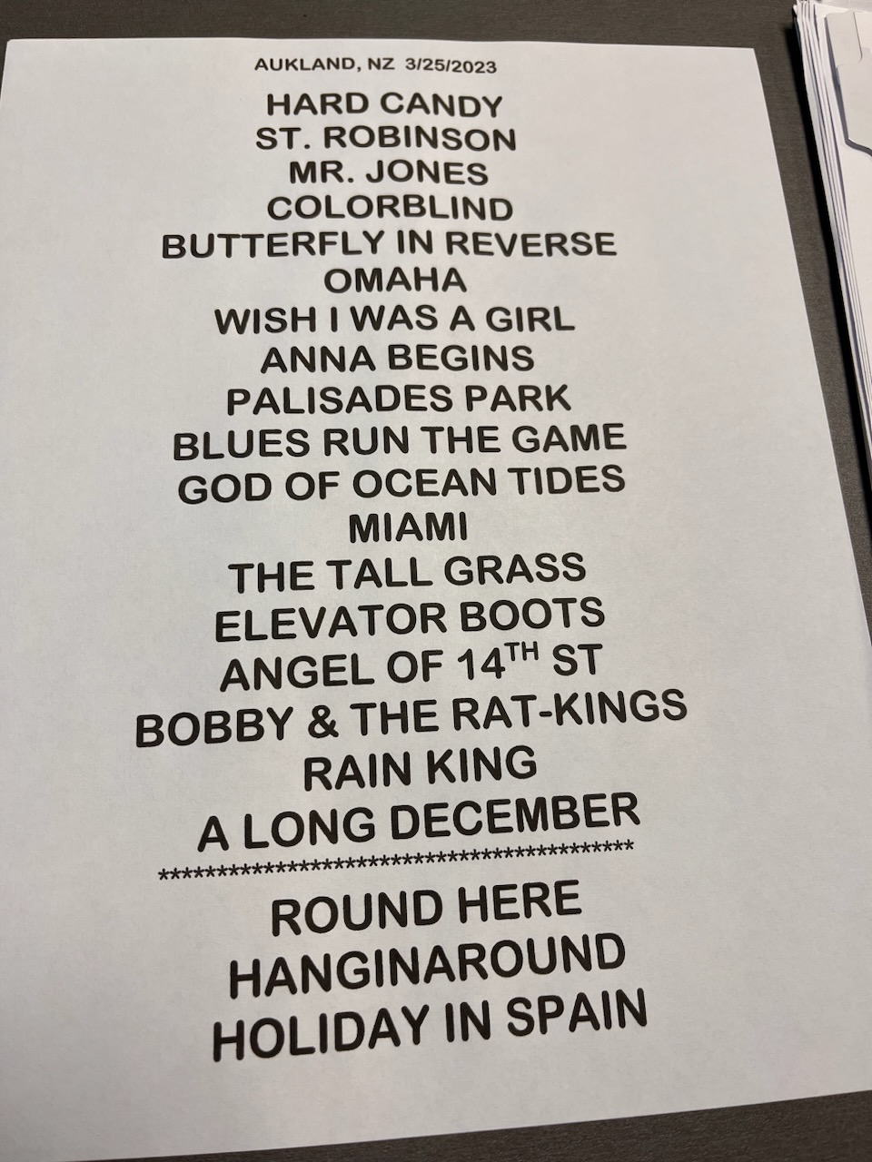 Counting Crows | Tour | SPARK ARENA, Mar 25, 2023