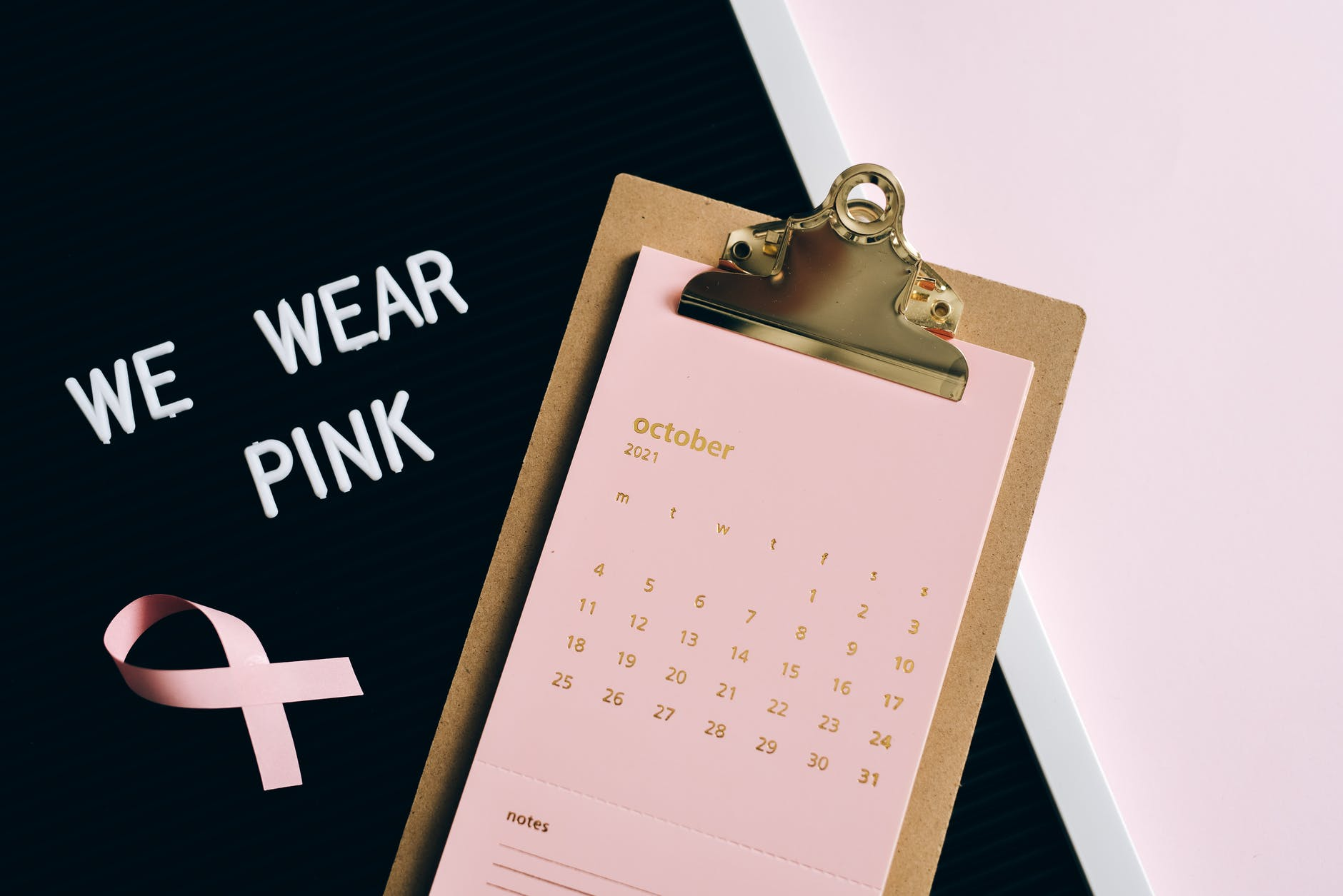 breast cancer awareness month calendar