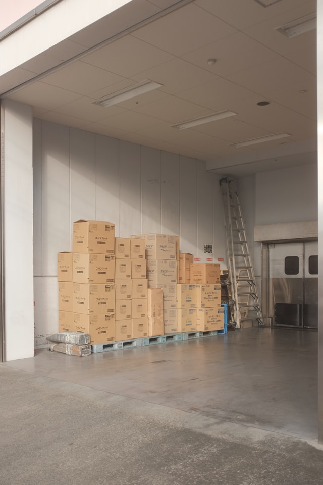 shipping and receiving area