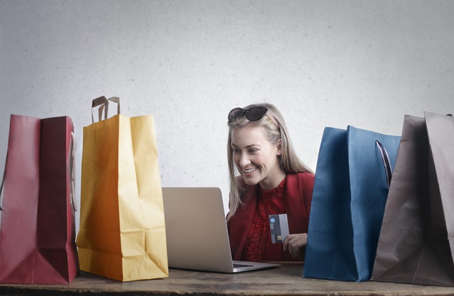 A customer shopping online during a flash sale