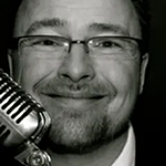 A black and white image of Brian West, author of the Crowdpurr review