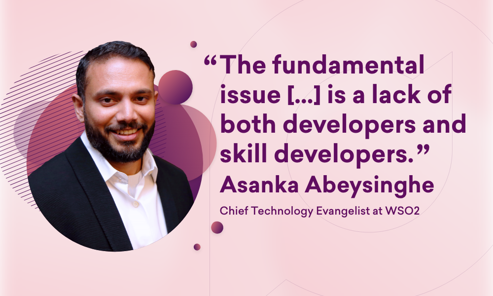 An image of Asanka Abeysinghe, Chief Technology Evangelist at WSO2.