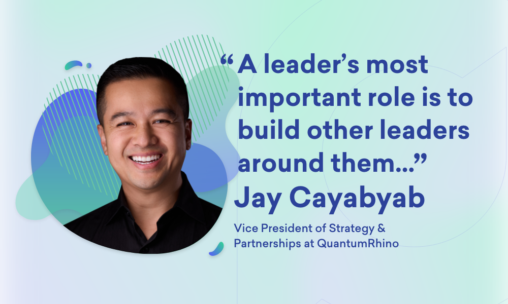 An image of Jay Cayabyab, VP of Strategy and Partnerships at QuantumRhino