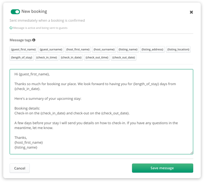 Automated guest messages for Airbnb, Booking.com Vrbo and direct ...
