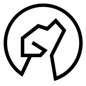 Logo of the company Shepherd. Sky blue pointer