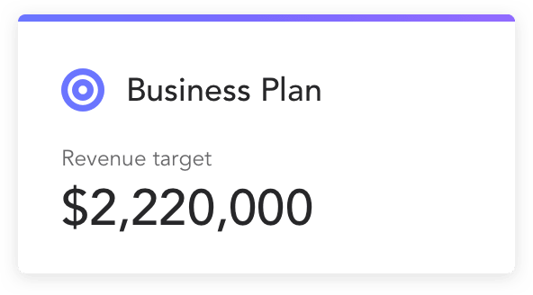 Plan revenue target
