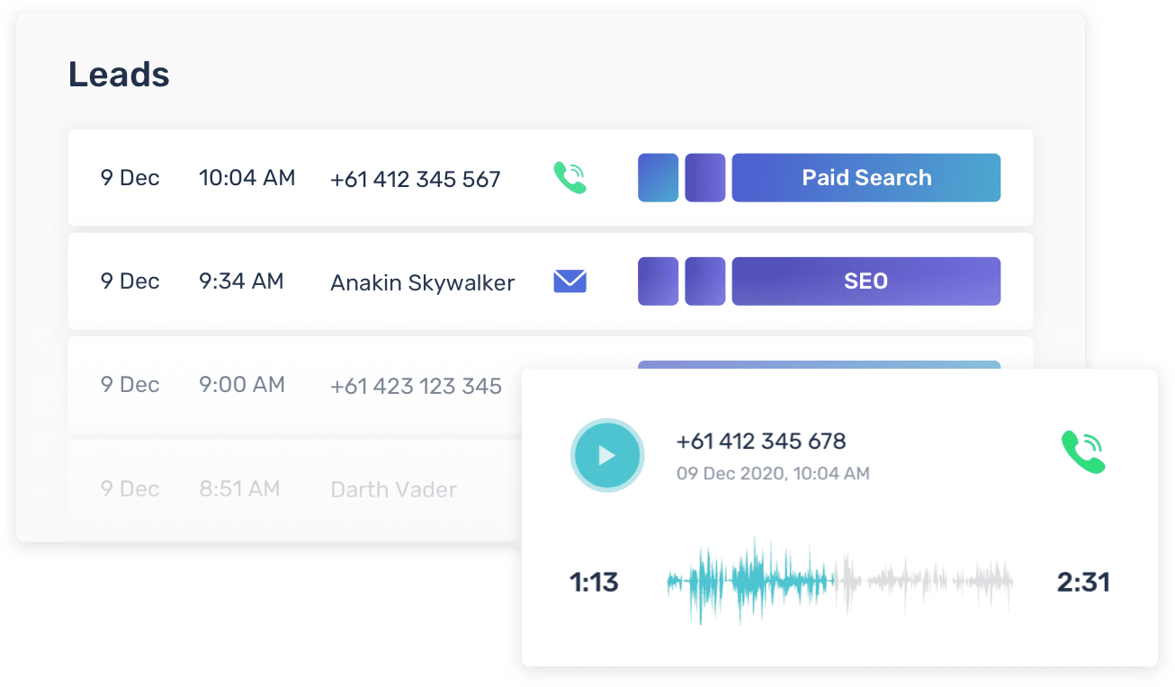 Create identify leads
