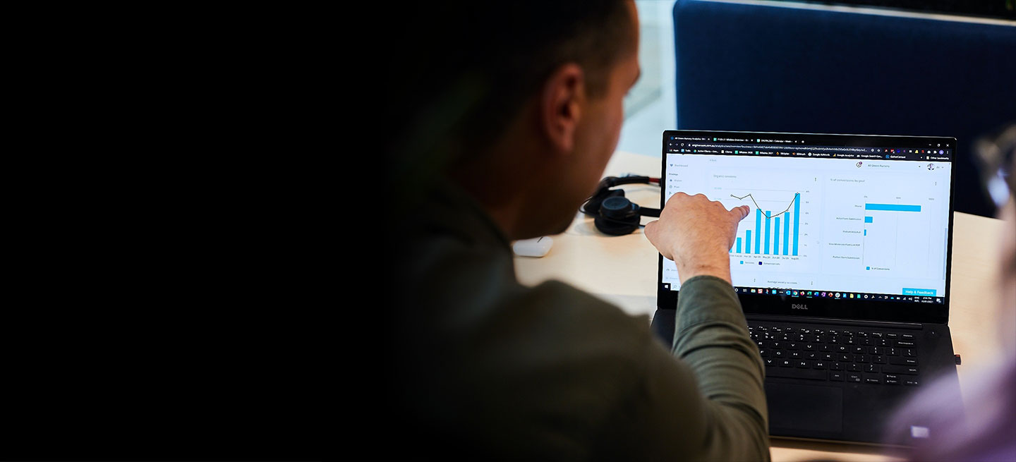 Team looking at EngineRoom data