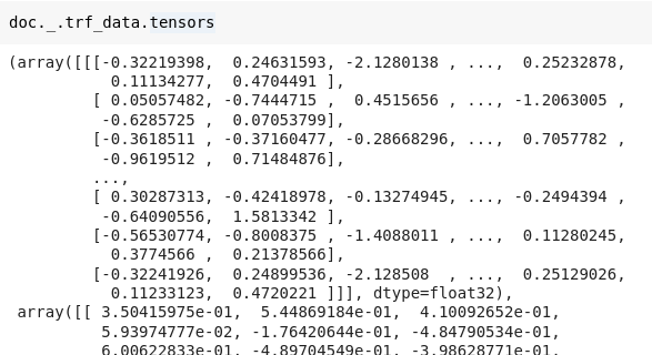 Token embeddings