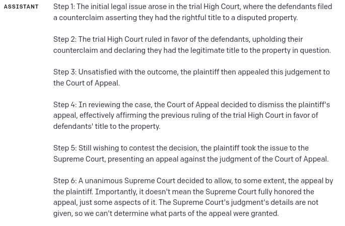 CoT reasoning for legalese using GPT-4