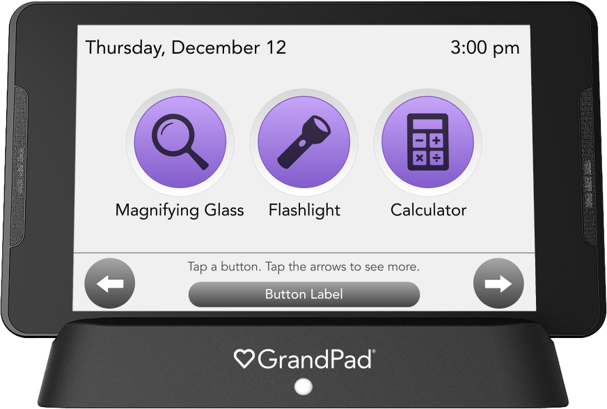 Toolbox app selector screen