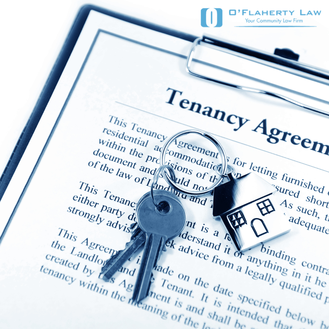 A tenancy agreement with keys