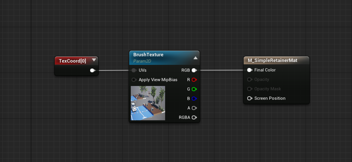 Unreal Engine UMG - How to add a dynamic radius to a widget component