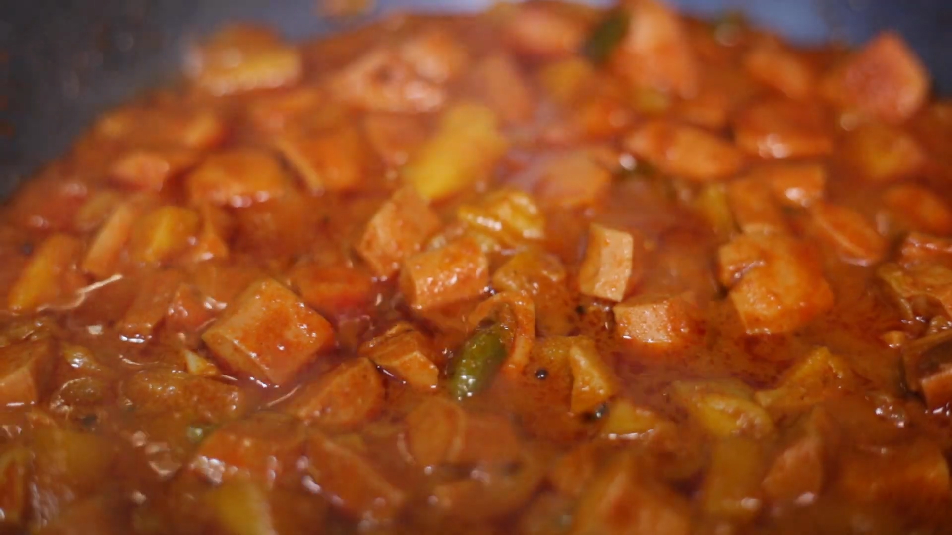 Chicken Sausage and Potato Curry