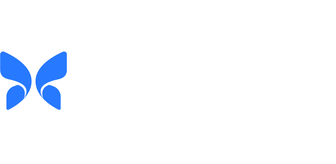 Butterfly ultrasound logo.