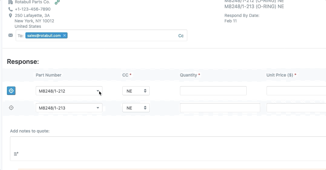 Bulk followups and alternates