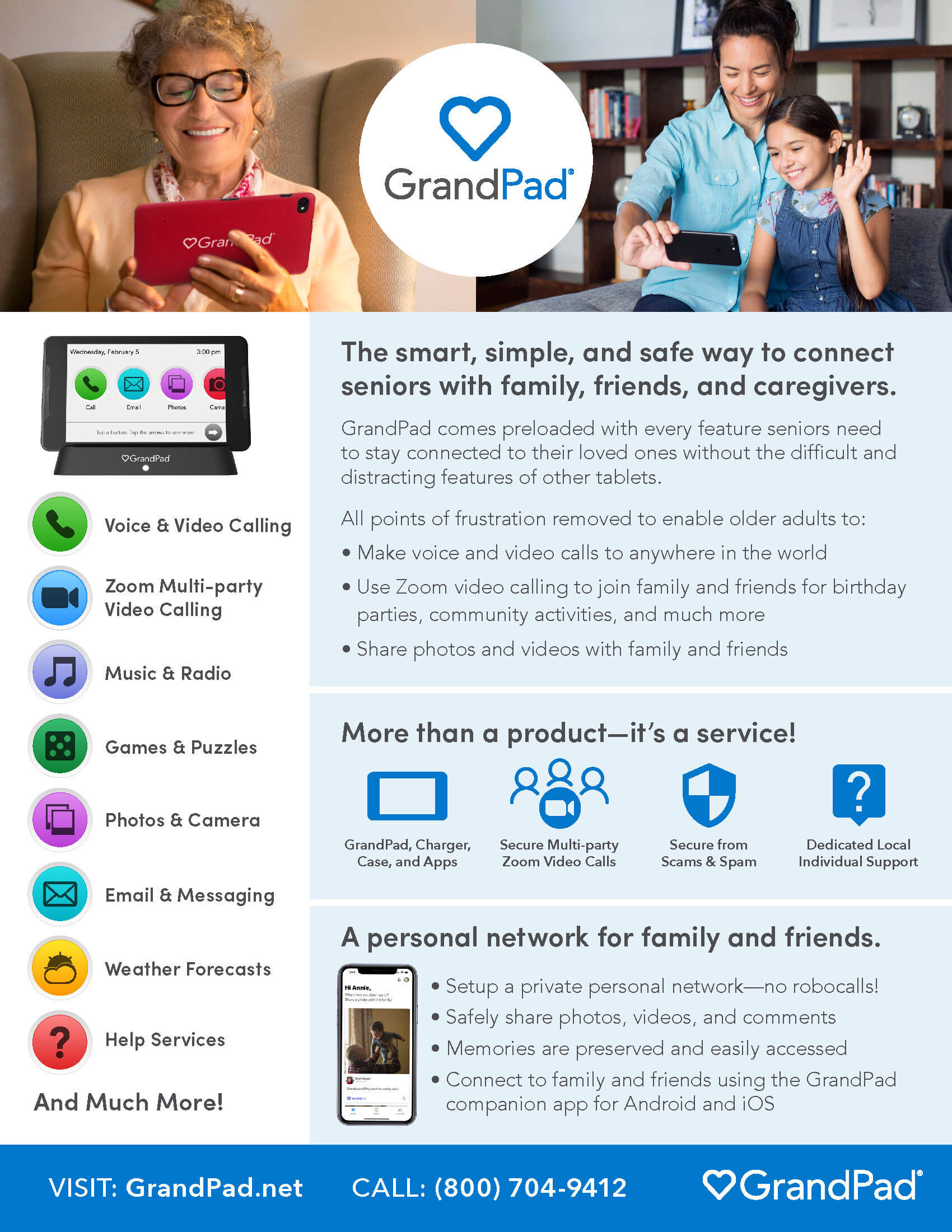 GrandPad Overview Flyer