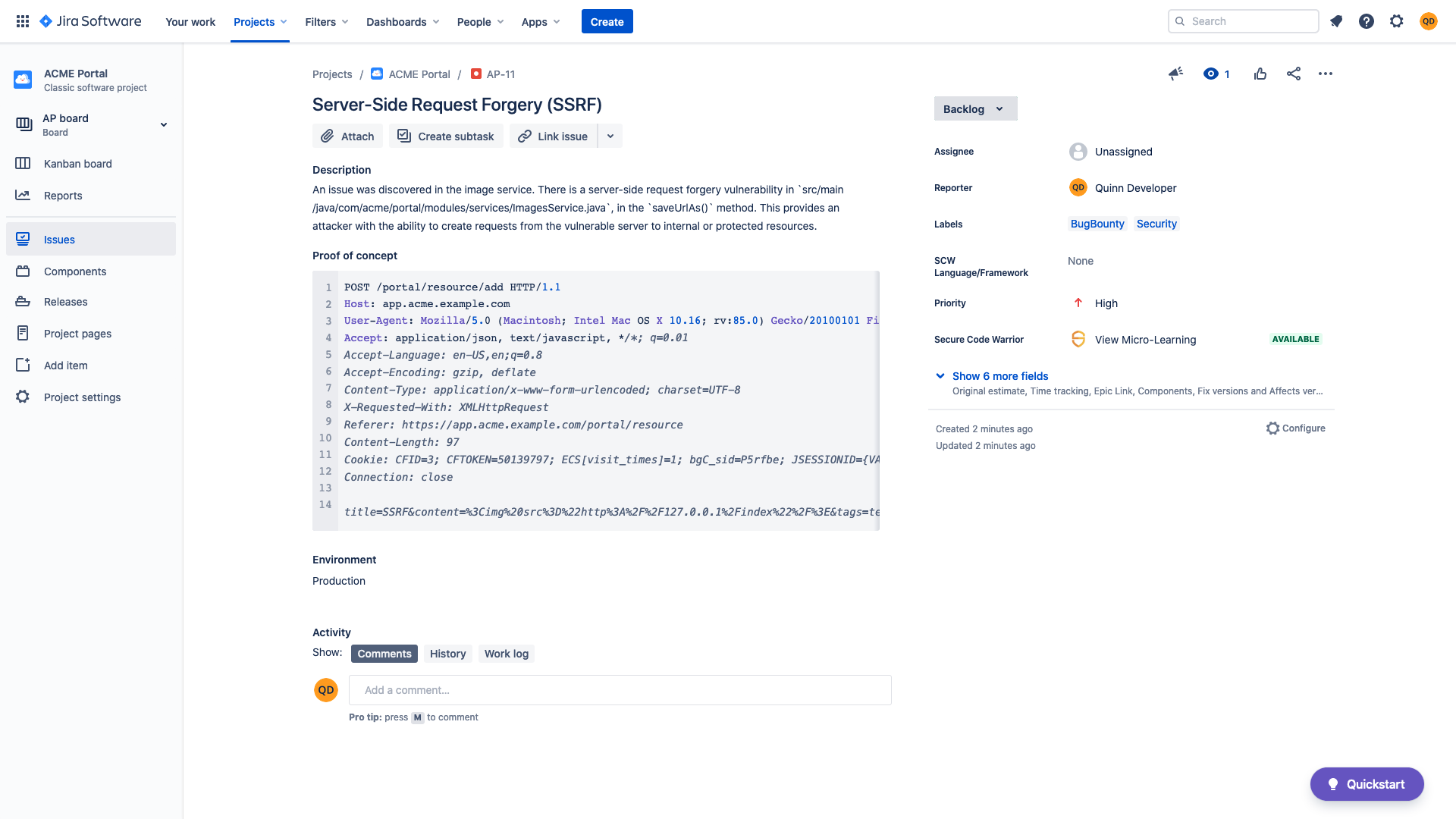 Jiraのためのセキュア コーディング トレーニング Developers Iosecure Code Warrior Jiraのためのセキュア コーディング トレーニング Developers Iosecure Code Warrior