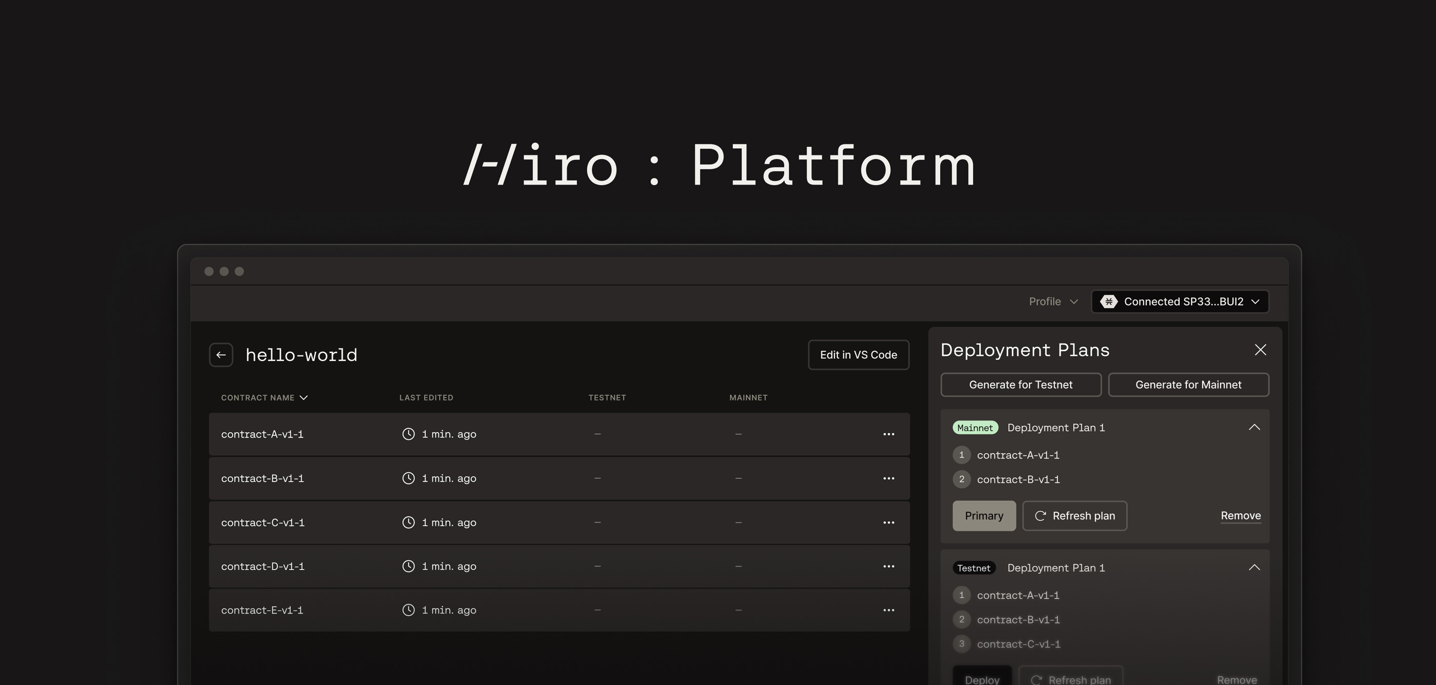 Meet the Hiro Platform