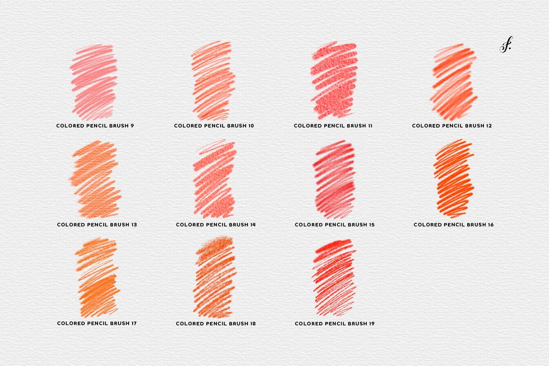 Pencil Procreate Brushes 19 Colored Pencil Brushes For Procreate