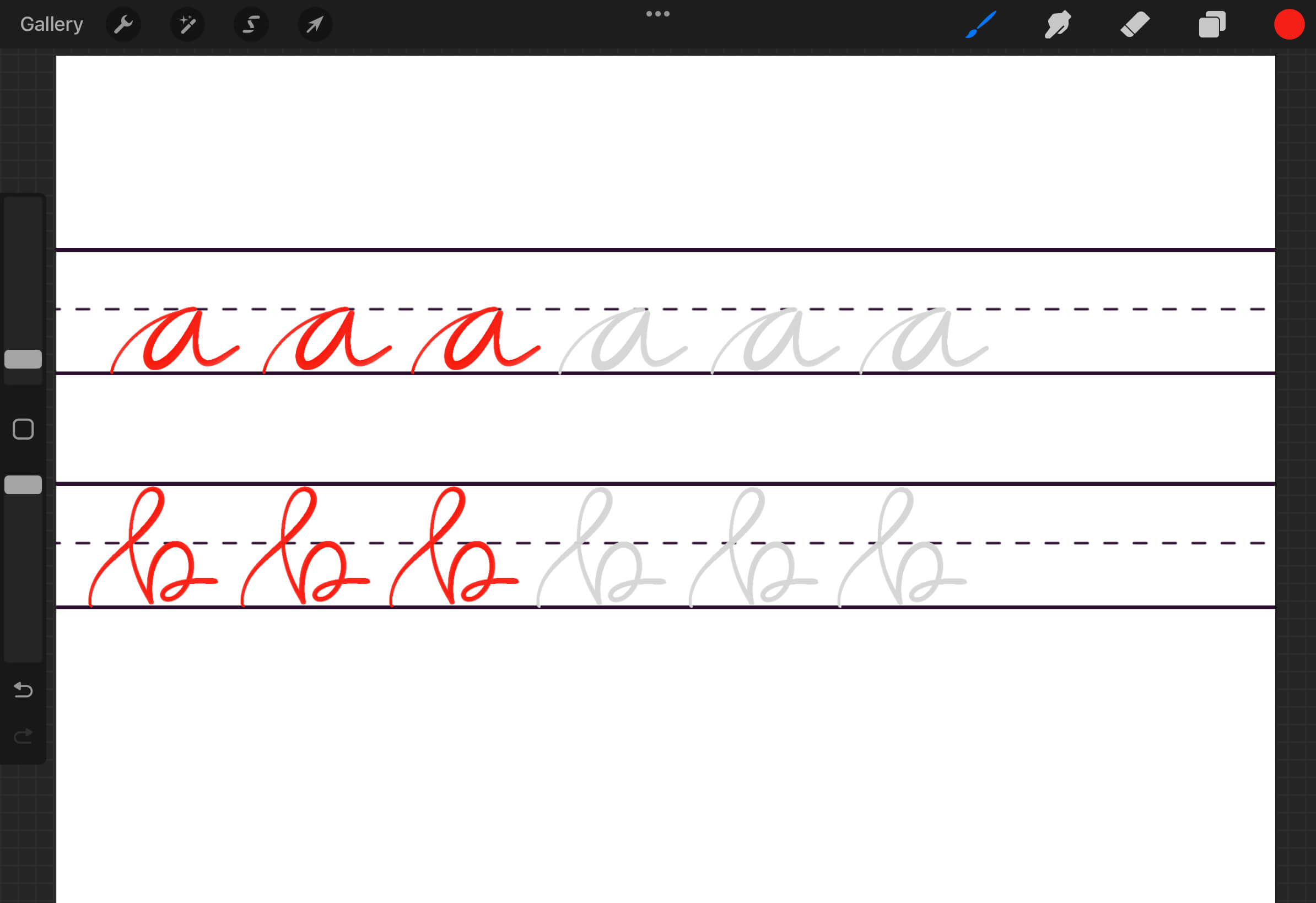 The Anatomy of Procreate Lettering Guides - 🖌️ Procreate.courses