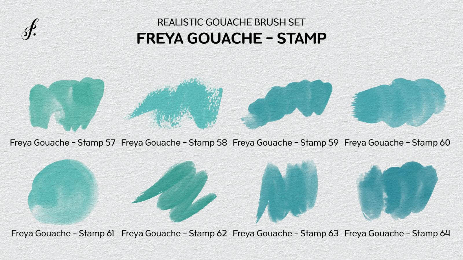 Freya's Gouache Brushes for Procreate