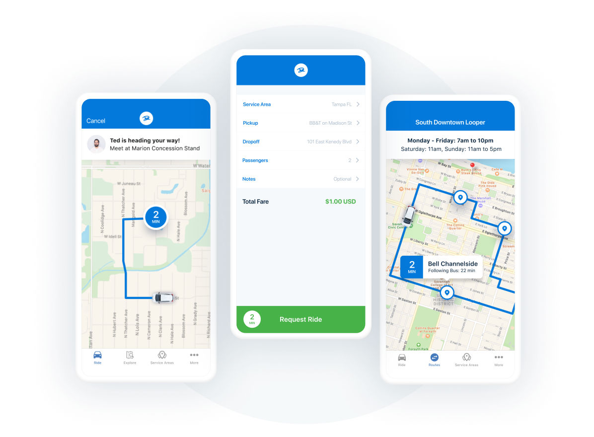 Microtransit & Commuter Services for Cities and Transit Agencies
