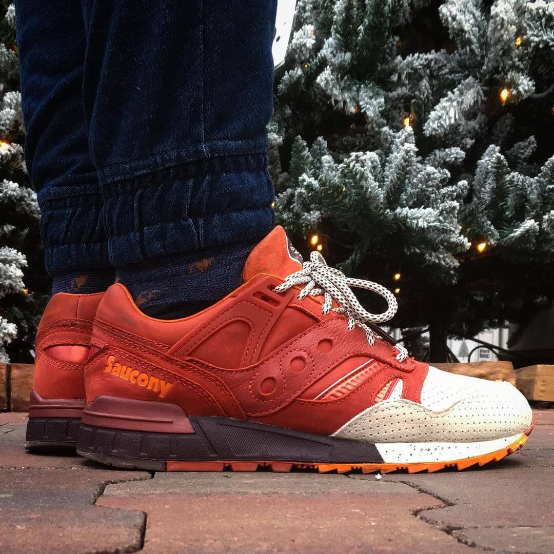 Saucony - Grid SD - "Pumpkin Spice" - pumpkin spice/white - S70333-1