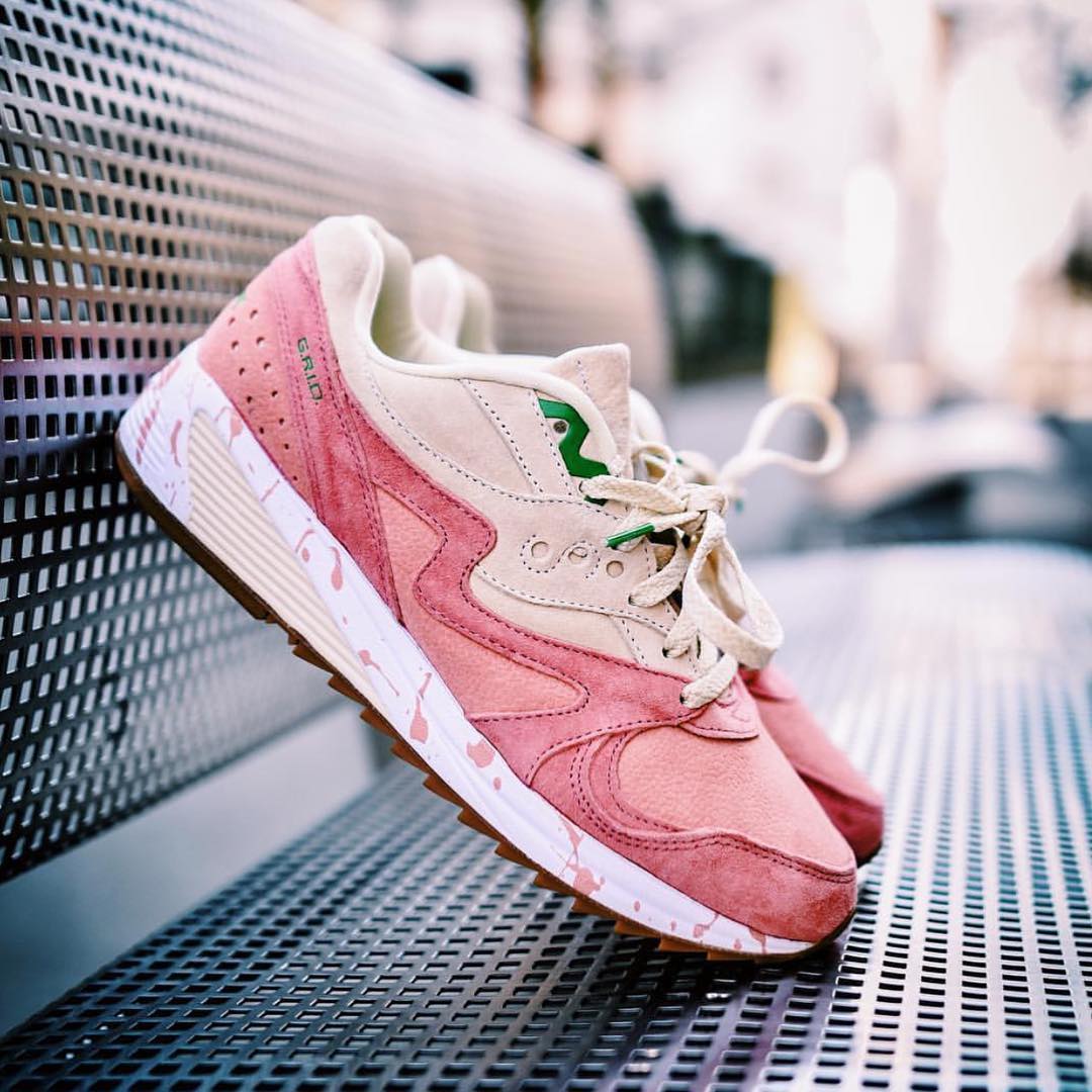 Saucony - Grid 8000 - "Shrimp/Scampi" - pink/cream - S70262-1