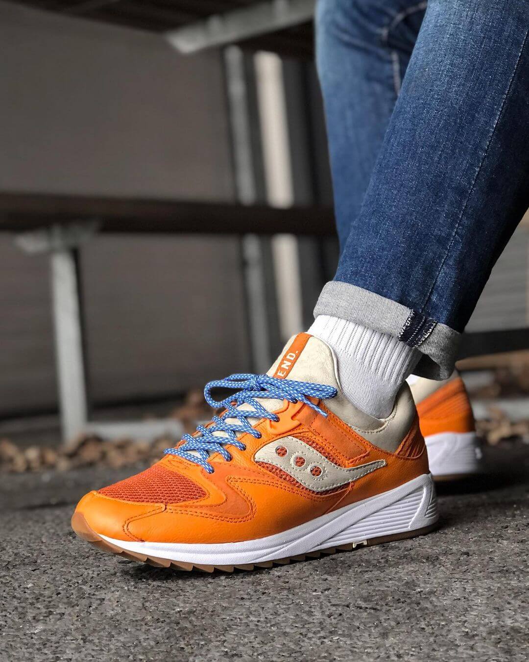 Saucony x END - Grid 8500 - "Lobster" - orange - S70410-1