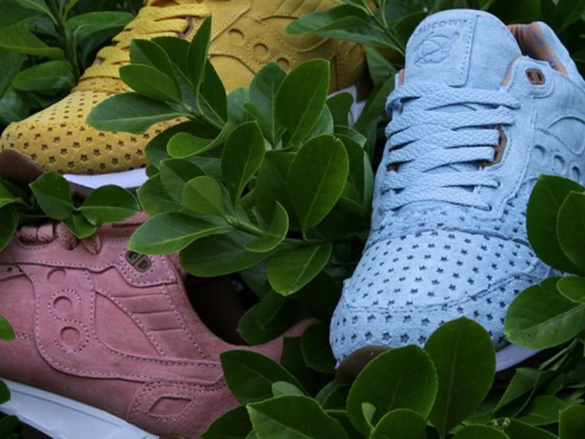Saucony x Play Cloths - Shadow 5000 - "Cotton Candy" - coral almond & dream blue - 70119-2 & 70119-3