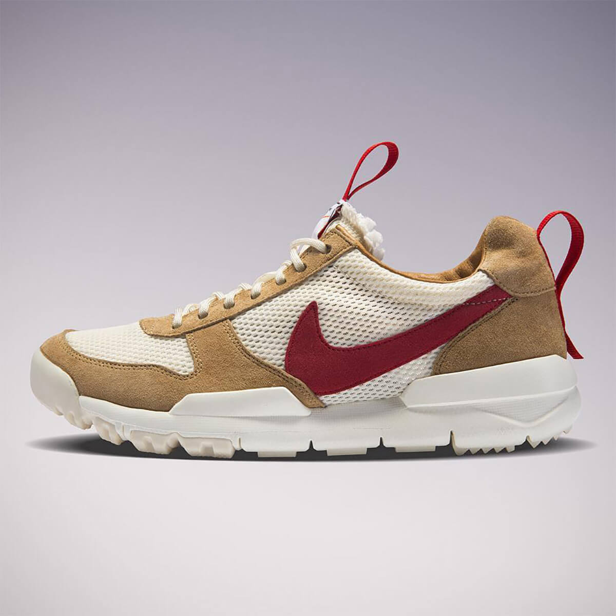 Nike x Tom Sachs Space Camp - NikeCraft - Mars Yard Shoe 2.0 - natural/sport red-maple -AA2261-100