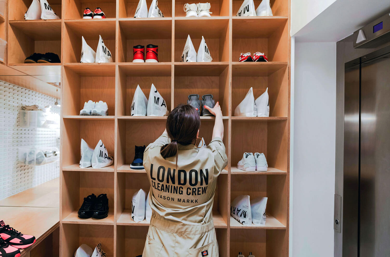 inside photo of the Jason Markk - London Flagship