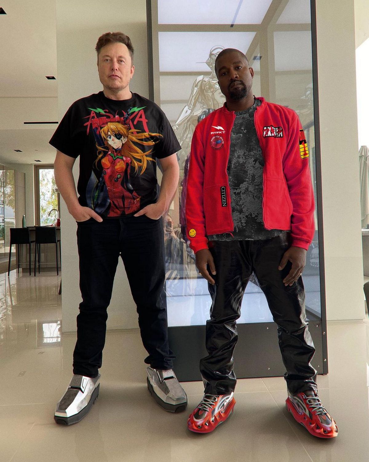 Elon & Kanye - RTFKT Studio Renderings - 2020