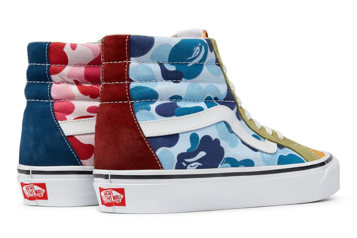 Vans x BAPE - Sk8-Hi - "Multi Camo"