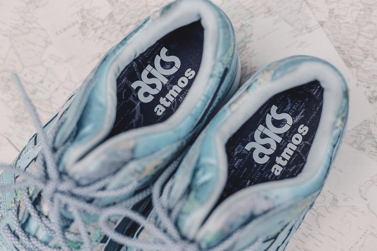 ASICS x atmos Gel-Lyte III World Map blue/blue 1191A197-400