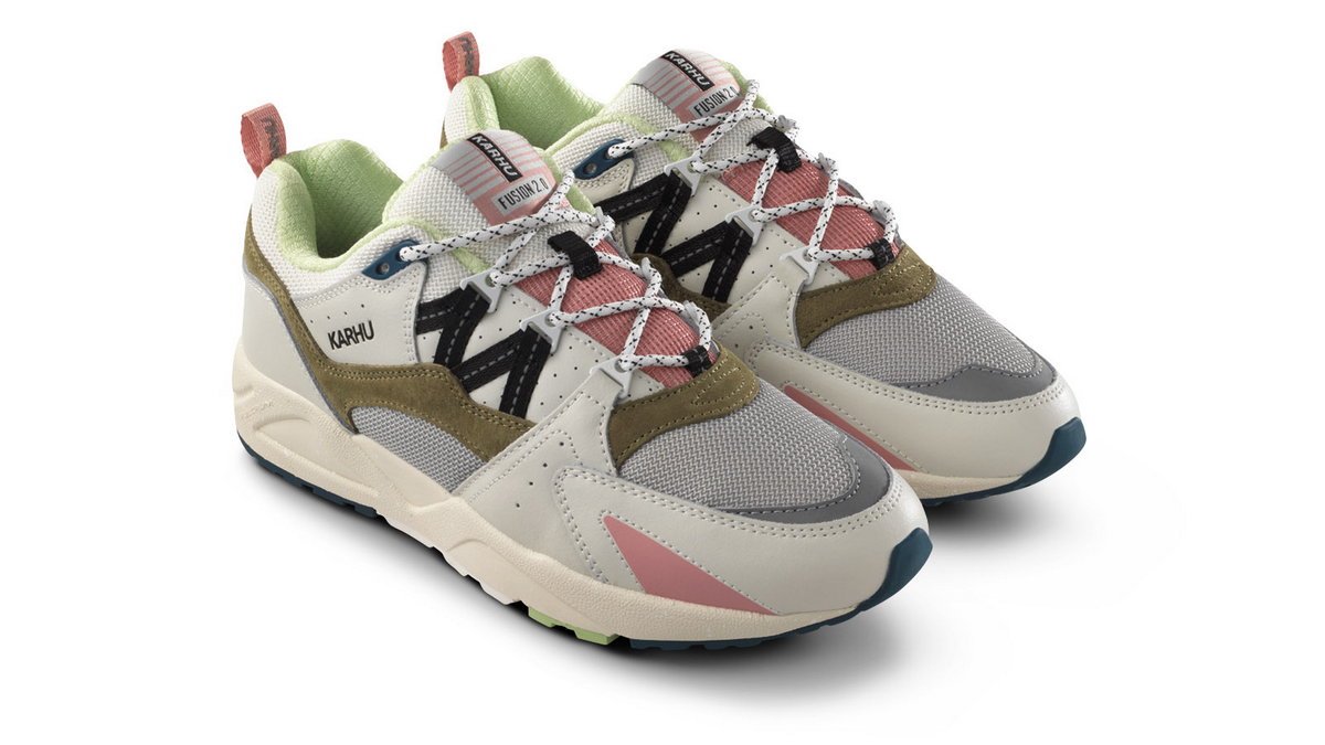 Karhu Fusion 2.0 - lily white/green moss - F804118