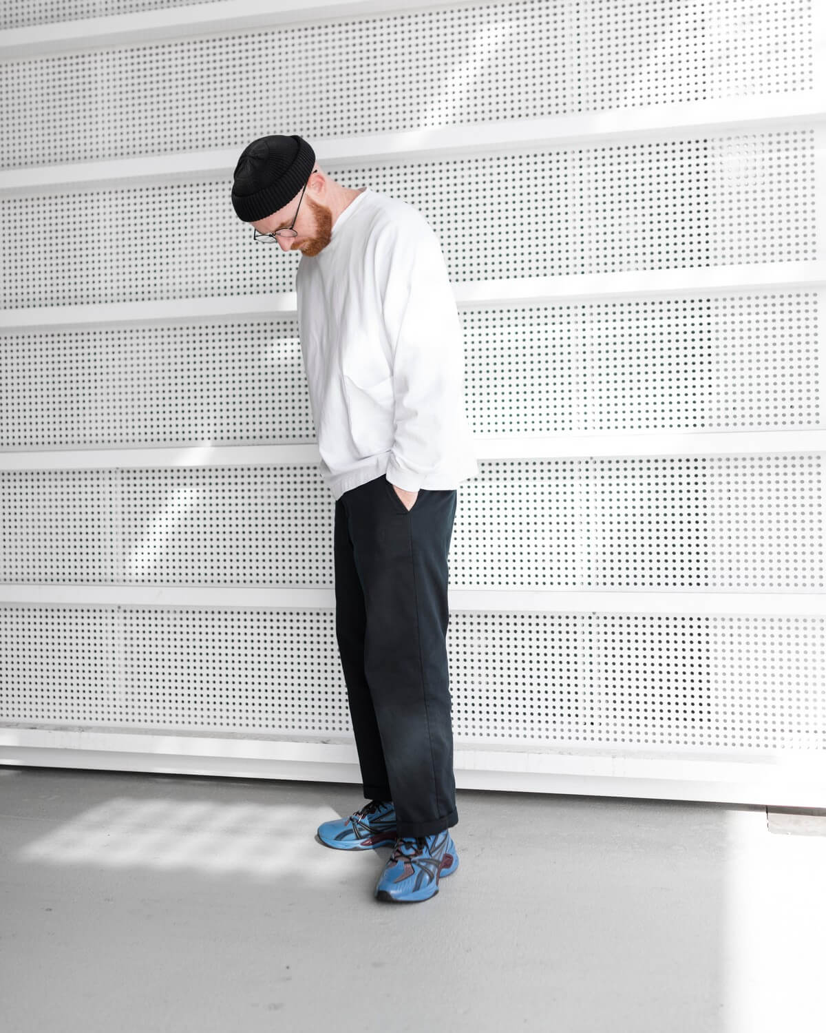 ASICSÂ x Kiko Kostadinov - HN2-S Protoblast - Azure/Black - 1201A246-400 - on feet