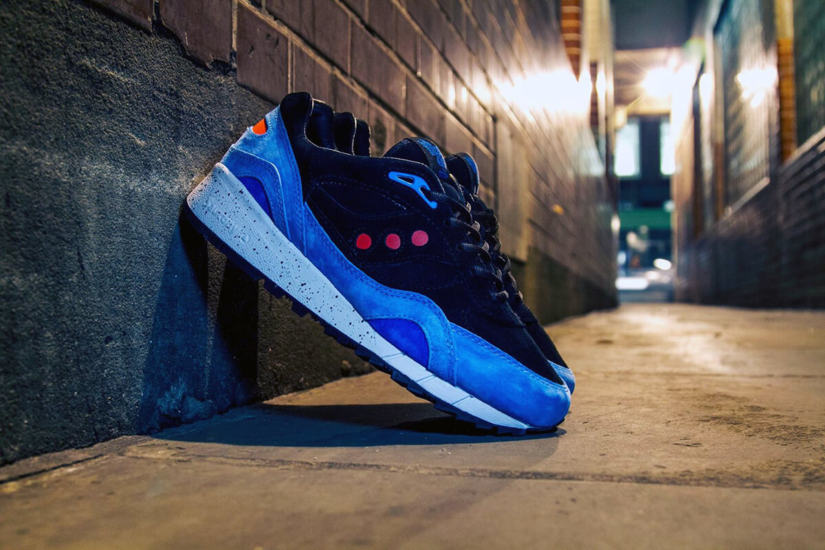 Saucony x Footpatrol - Shadow 6000 - "Only in Soho" - Black/Blue - 70115-1